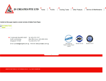 Tablet Screenshot of jscreates.com.sg